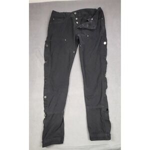 MNML Snap Western Double Knee Button Fly Pant Mens 28 Side Snap Rockabilly Rough